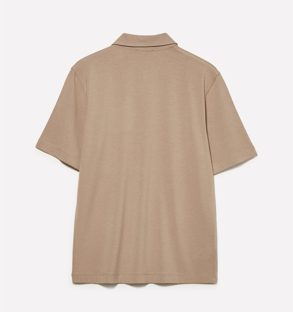 Camel slim fit polo - men's polos - Camel | Sisley image number 2